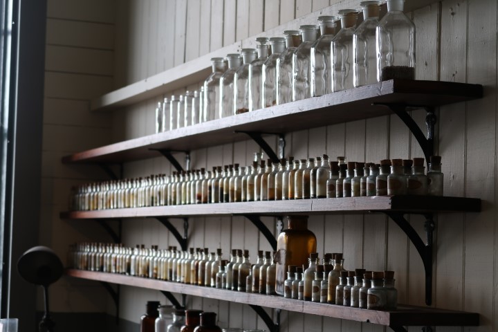 Bottles from Edison's Science Lab