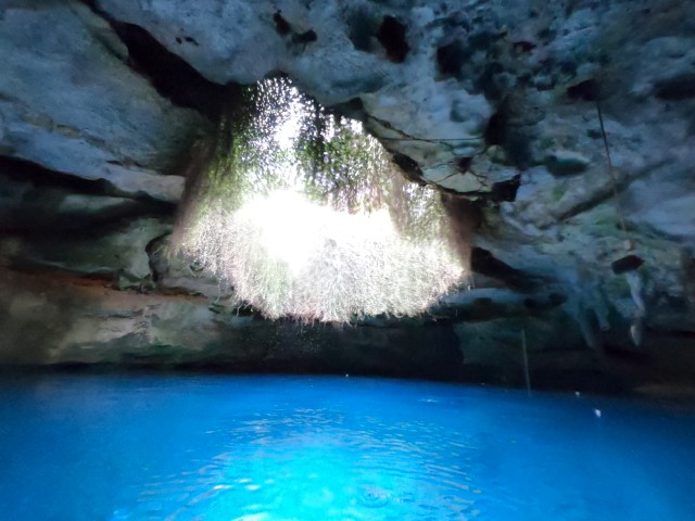 Dive hole underground
