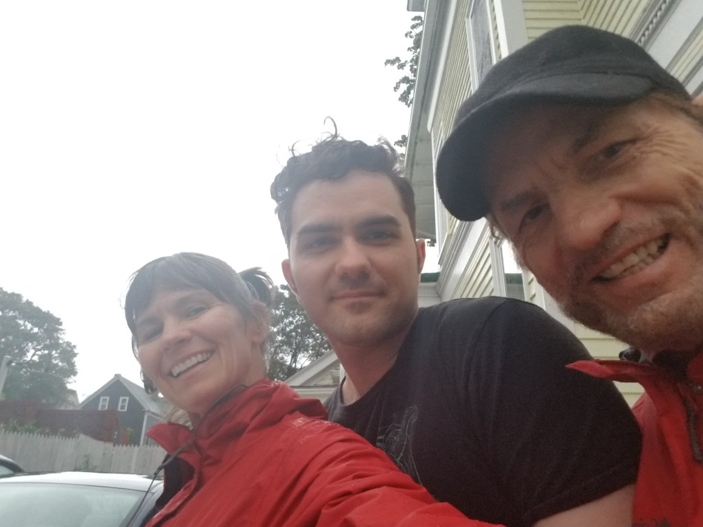 Kimberly, Zephyr and Dennis Goza