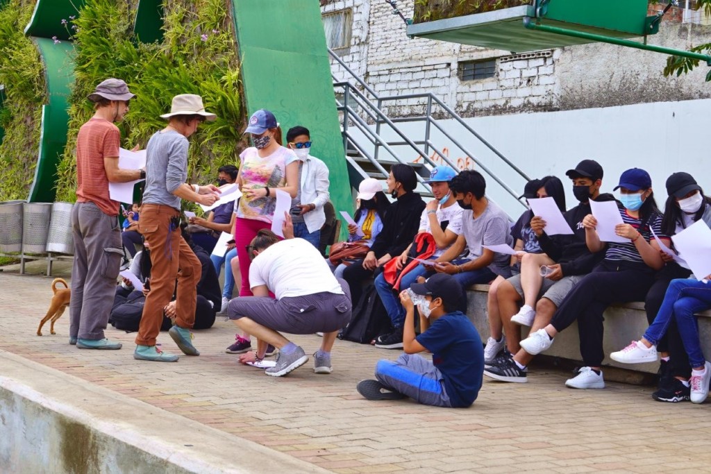 leading English students in developing poetry based performances