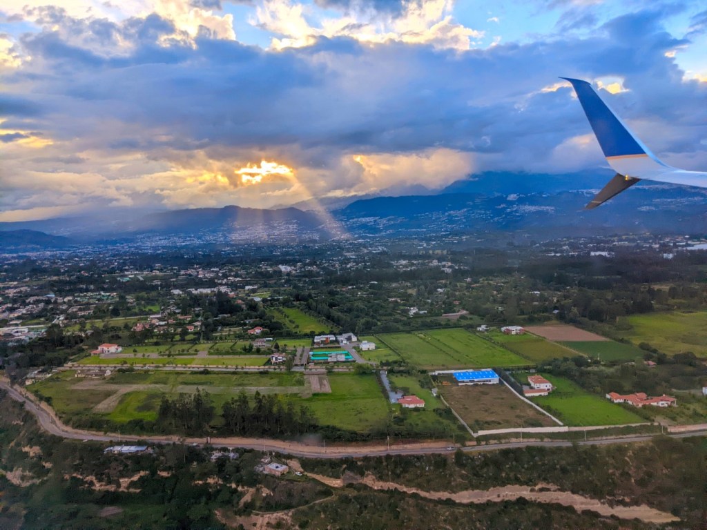 Guatemala City to Quito,&nbsp;Ecuador