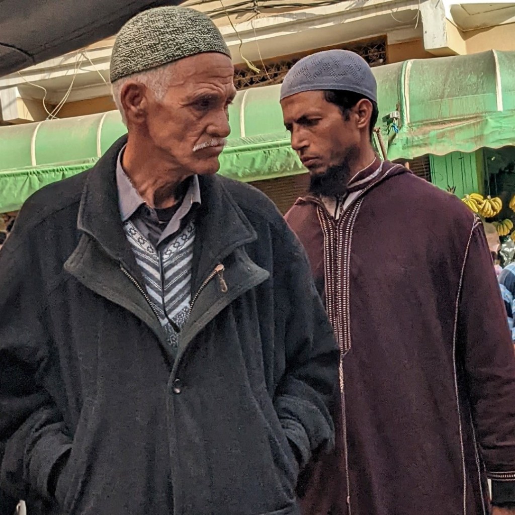 two men Oulad Teima, Morocco