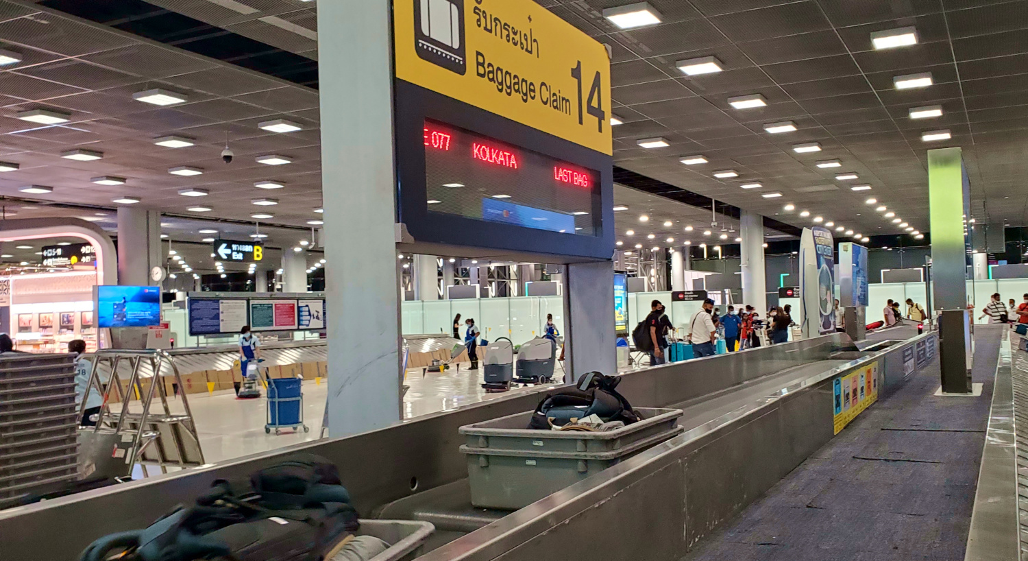 our backpacks made it safe and sound from Kolkata to Bangkok