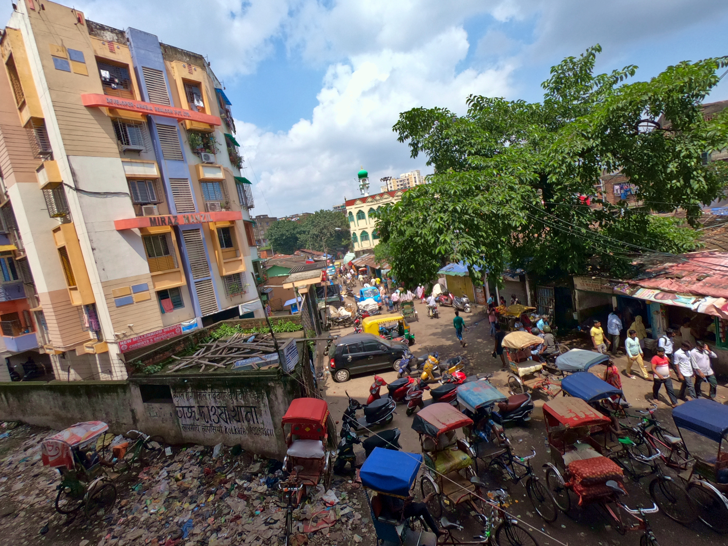 Traffic jam in Kolkata