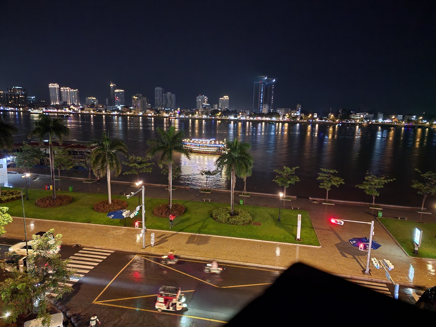 Scenic Mekong River in Phnom Penh