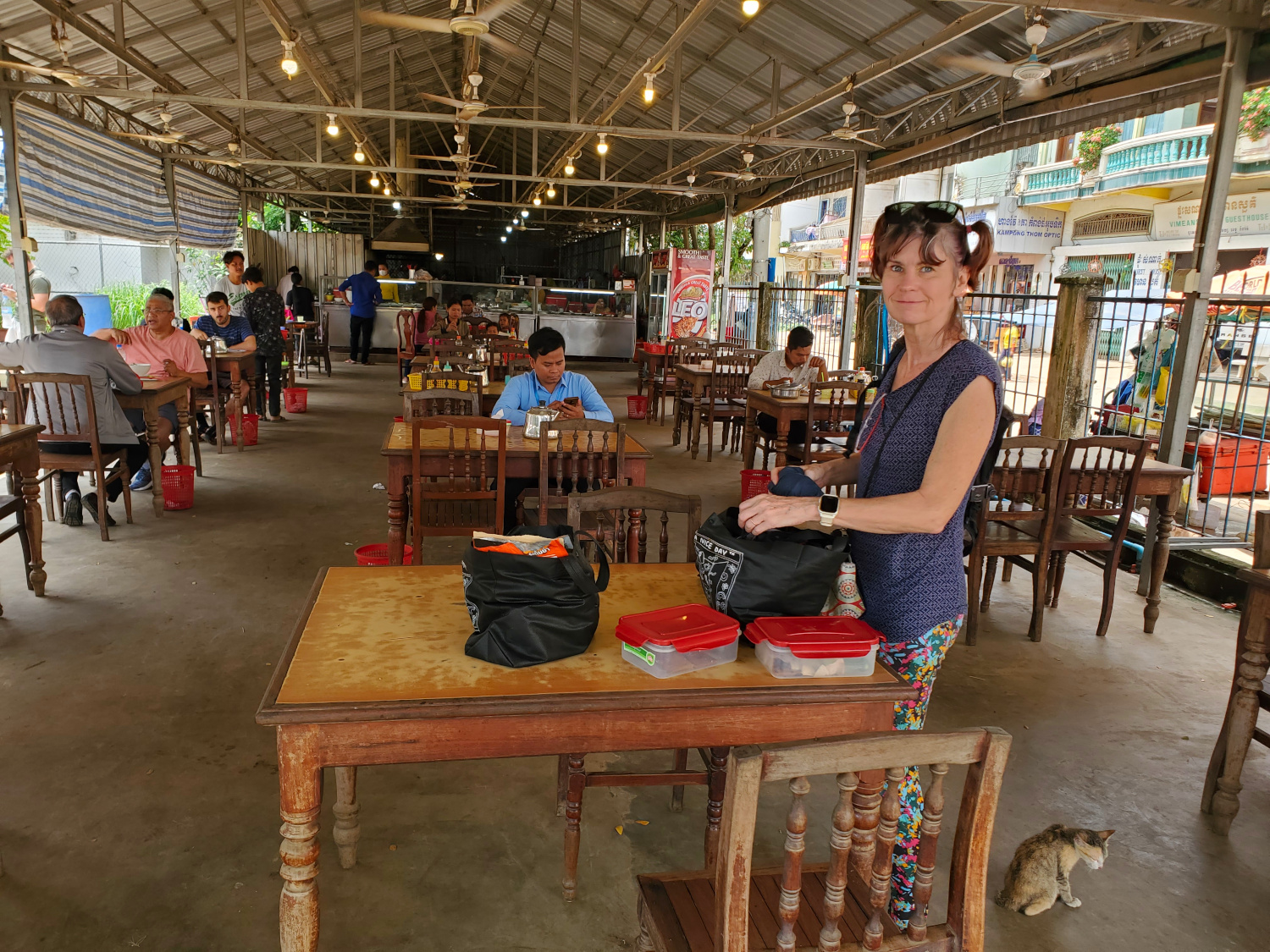 lunch stop on the way to Siem Reap