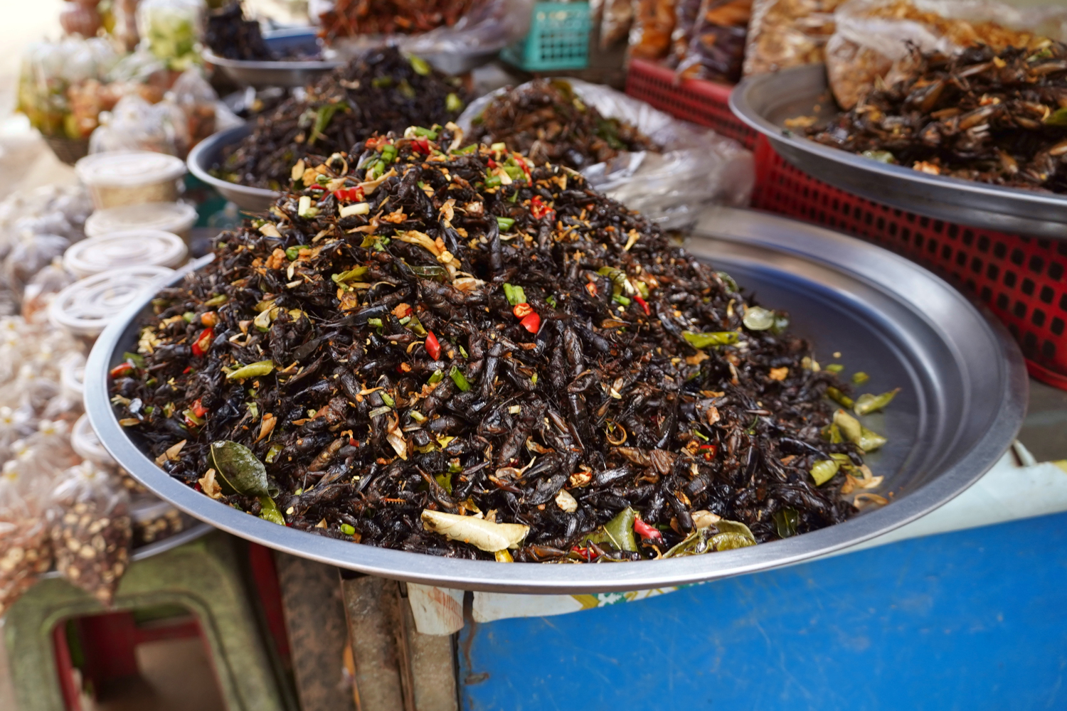 roadside food, Cambodia