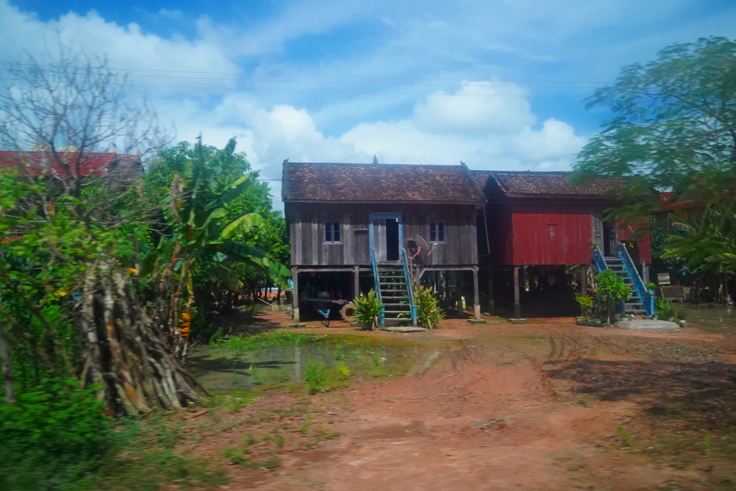 traditional houses in Cambodia