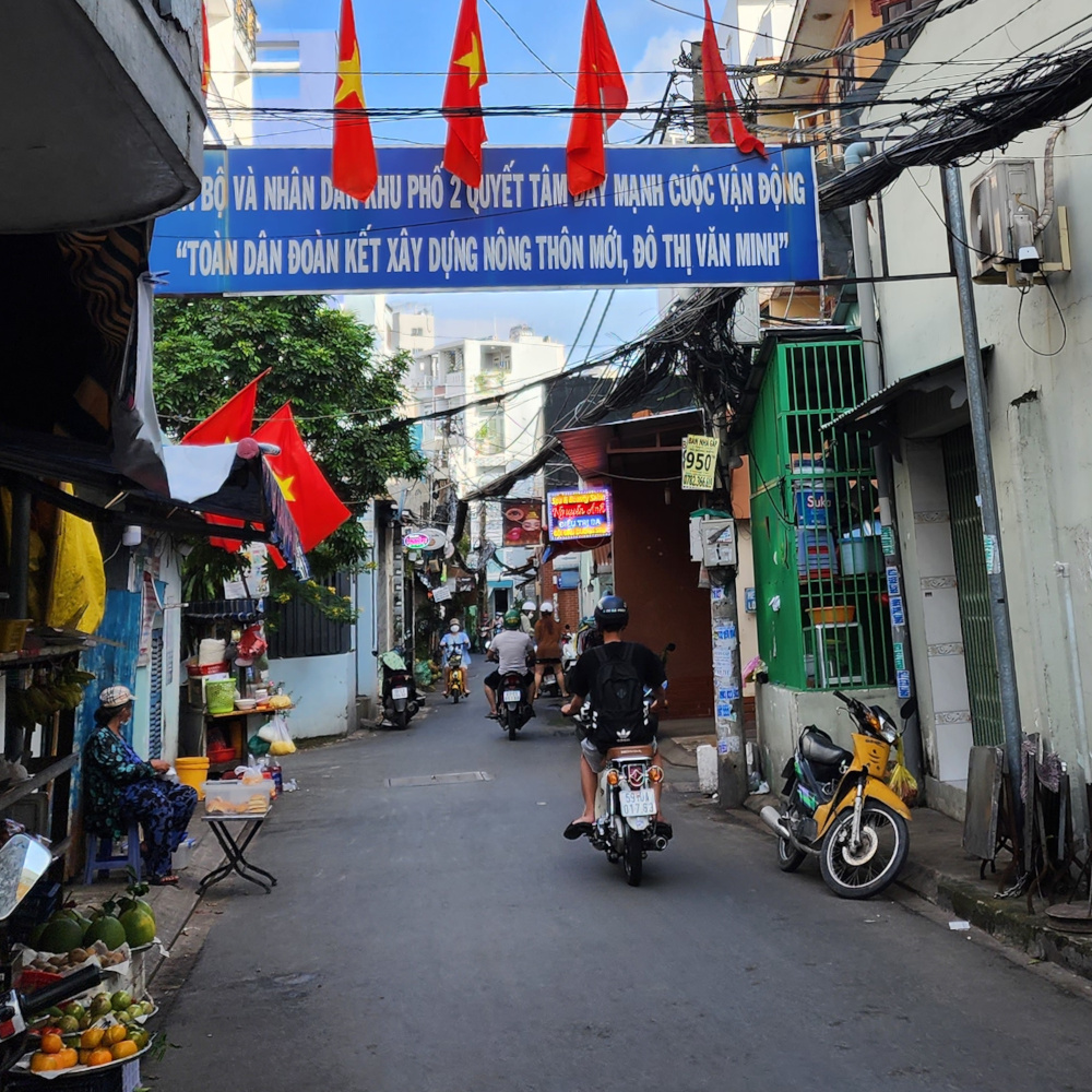 alley leading to our AirBnB in Ho Chi Minh