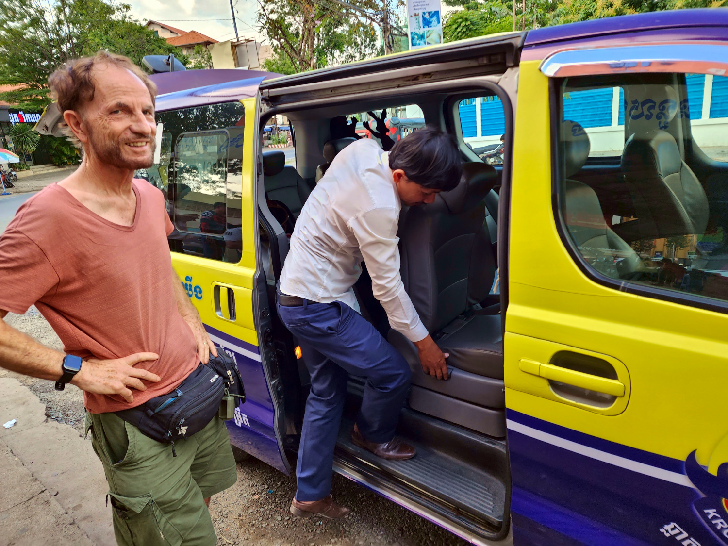 school van escort provided by WorkAway host Krou Yeung School