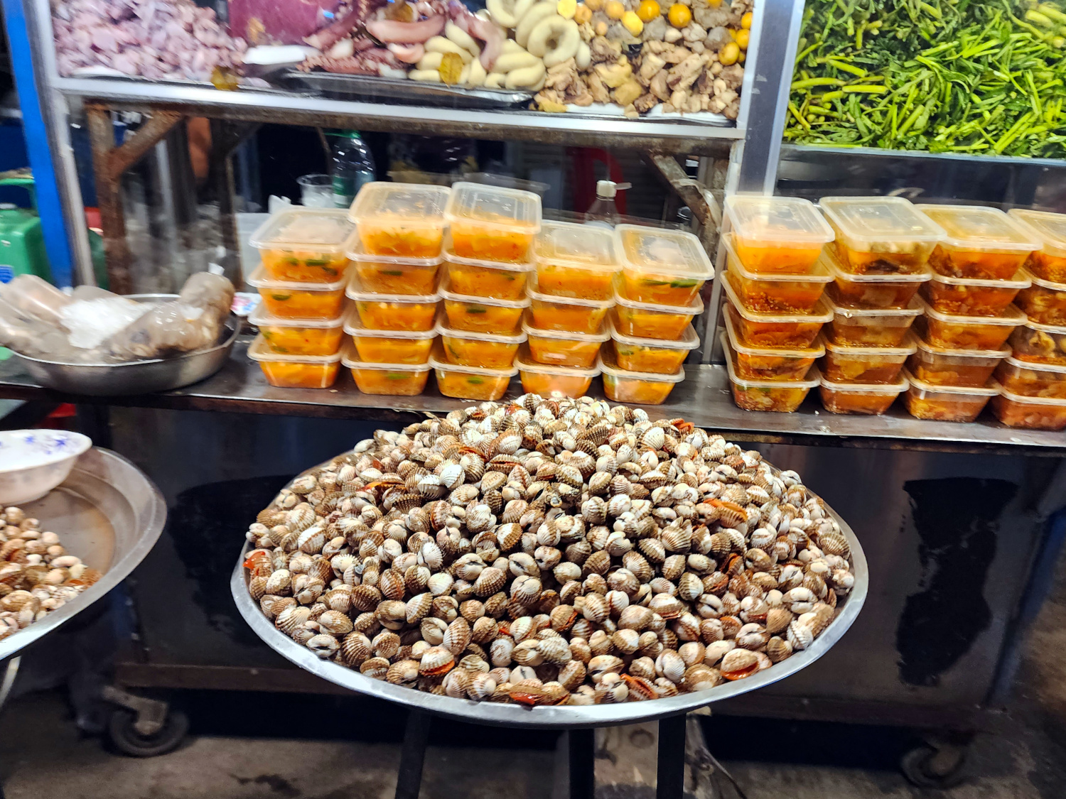 food stall at Russian Market