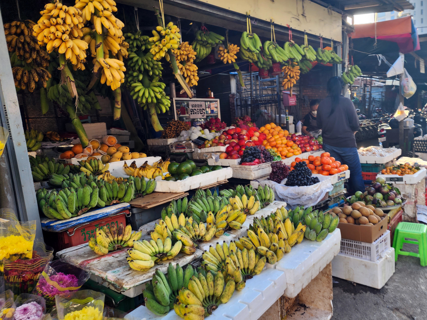 fresh fruit stall at Russian Market
