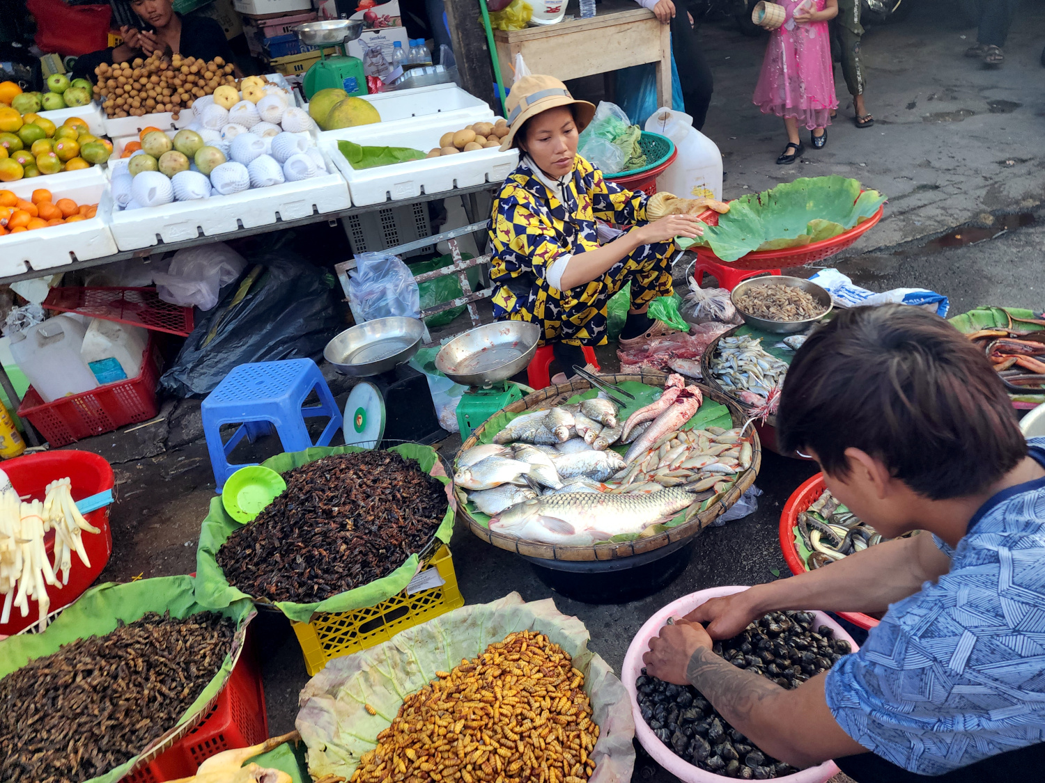 vendors at Russian Market