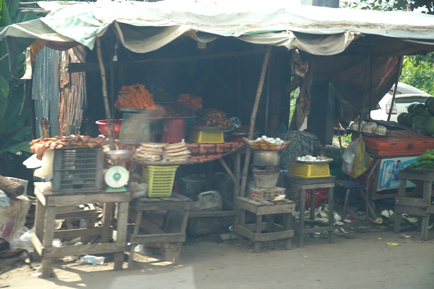 streetside vendor - food for sale