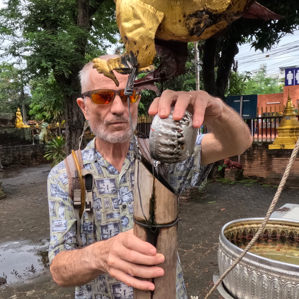Giving Buddha a Drink in Chiang&nbsp;Mai